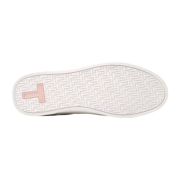 Ted Baker Women's Leather Sneakers Shoes Pink/White Size 7.5 - Picture 5 of 6